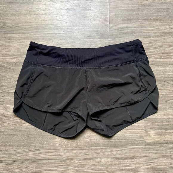 Lululemon Women's Speed Short *4-way Stretch 2.5" - Black - Picture 3 of 8